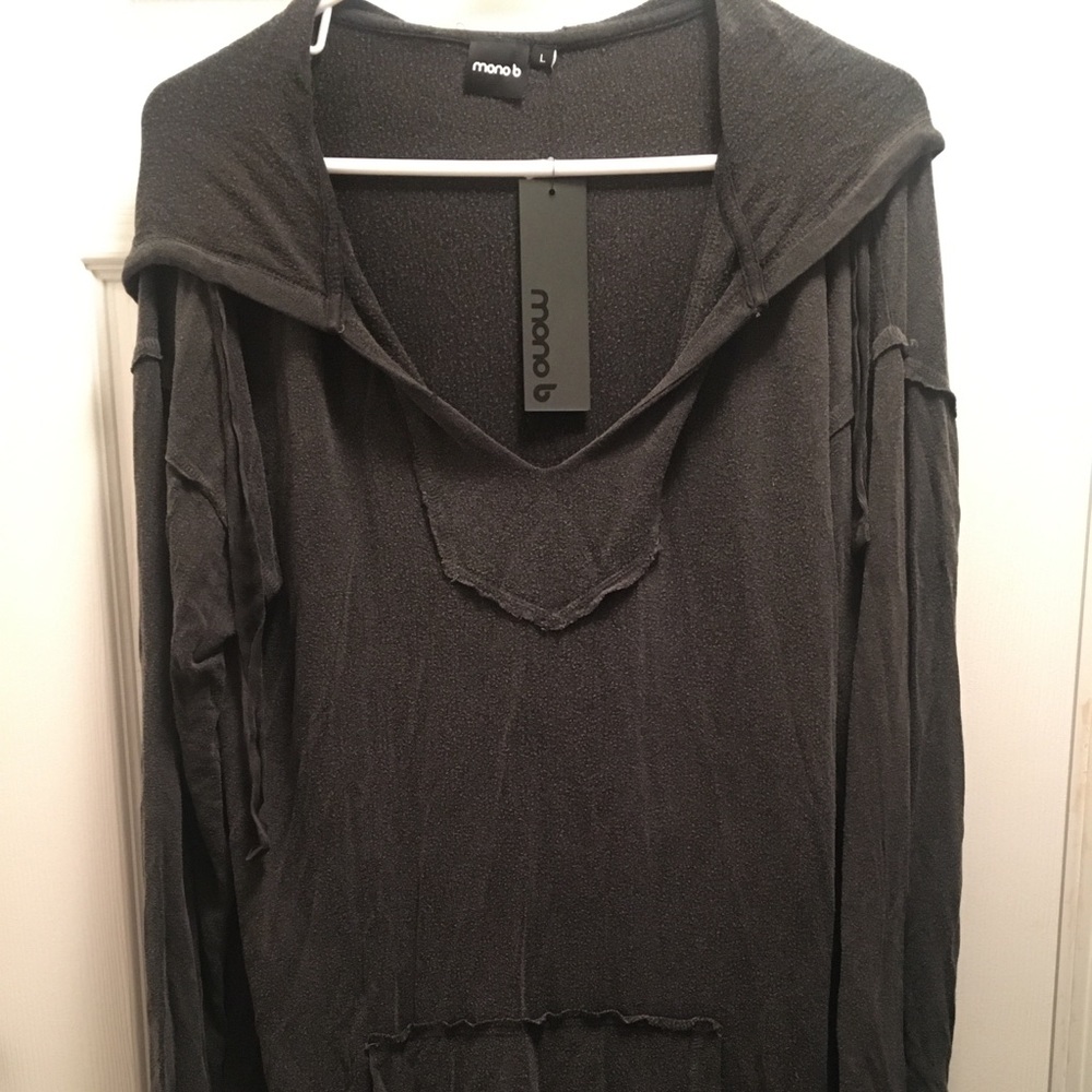 Hoodie Tunic Top